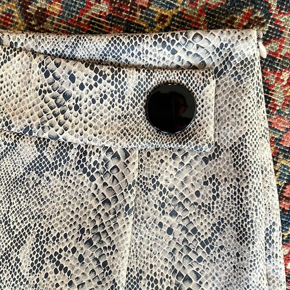 Zara Python Print Skort - image 2